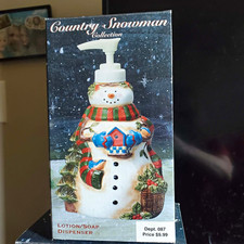 Country Snowman Collection – 4 Piece Christmas Set in Original Boxes picture