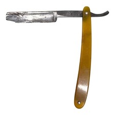 Antique Straight Razor Pearl Duck Dubl Duck Dwarf Solingen Germany Blade READ picture
