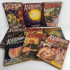 Astounding Stories/Science Fiction Magazines Lot of 8 - 1930's picture