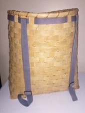 Adirondack Style Vintage Ex-Large Trappers Backpack Gathering Basket 18.5x15x14