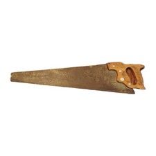 Vintage Hand Saw 26 Inch Blade, Disston Stamp, Wheat (b) Atq Tool picture