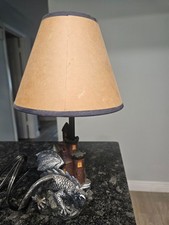 Handcrafted vintage DRAGON Table Lamp WORKS 14