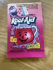 Rare Vintage 1980s PurpleSaurus Rex Kool-Aid, Unopened. 123 Packs Available picture