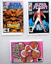Lot Run of 3 Alpha Flight #10-12 Copper Age Marvel Comics - John Byrne - Boarded picture