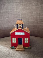 Little Old School House Pen Pencil Holder Russ NIB (T162) picture