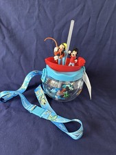 Disney Parks 2026 Goofy’s Gone Fishing Max And Goofy Fish Bowl Sipper Cup NEW picture
