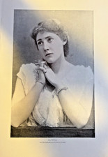1896 Vintage Illustration Lily Hanbury English Actress picture