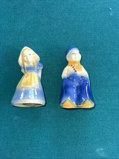 Vintage Shawnee Dutch Boy & Girl Salt Pepper Shakers S&P Set over 4 inches Rare picture