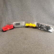 4 Piece Shell Oil Steam Tanker Set Railroad Train By Fletcher Barnhart & White  picture