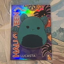 Lucasta - Squishmallows Series 1 - HALLOWEEN CHROME PRIZM - #10 - 2024 Panini picture