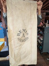 Vintage Bemis A Extra Heavy Seamless Grain Feed Sack Farmhouse Decor picture