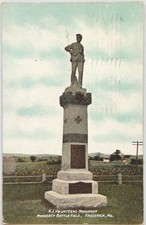 Frederick, MD - Maryland Vintage Monocacy Battlefield Monument Postcard 1908 picture