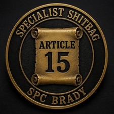 My Personal Custom  Combat Medic Challenge Coin picture