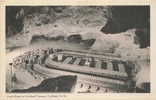 Postcard NM: Lunch Room in Carlsbad Caverns, Carlsbad, New Mexico 1948 picture