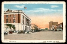 Postcard Tuscaloosa, AL, Post Office, Broad Street Looking West picture