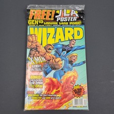 Wizard The Guide To Comics #74 (1997) Fantastic Four X-Men Sealed Poster Cards picture