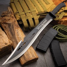 Devil Dogs Full Tang Machete with Sheath Military  | AUS-8 Stainless Steel picture