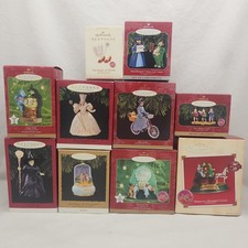 Ornaments Hallmark Keepsake WIZARD OF OZ Set Of 10 90s-00s List Below New Open picture