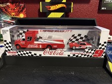 Coca-Cola M2 Machines Chase Elliott #9 Truck & Car 2-Pack Diecast Set picture