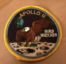 NASA Apollo 11 Authentic 1969 patch Lion Brothers Bird Watchers Mint picture