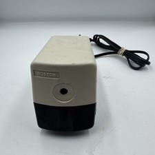 Vintage Boston Electric Pencil Sharpener - Model 19 Made In USA - Tested/Works picture