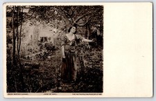 [3H13] Postcard Real Photo AZO Unused, Joan of Arc Jules Bastien-LePage Painting picture