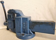 Rare Vintage Oswego Tool Co. NY Bench Vise #24-1/2A Ductile Iron 4
