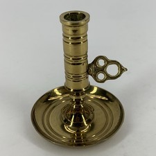 Valsan Brass Adjustable Candle Holder Turn Twist Lock Portugal 2 7/8