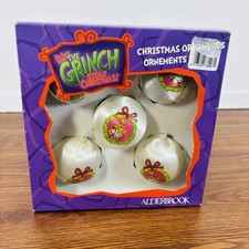 Vintage Alderbrook Dr Seuss The Grinch Stole Christmas CINDY LOU WHO Ornaments picture