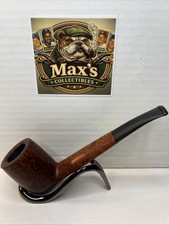 Vintage Savinelli Extra 814 KS Half-Bent Canadian Estate Pipe-Italy-Vulcanite picture
