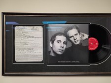 simon and garfunkel signed contract picture