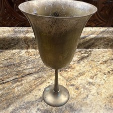 Vintage Made In India Goblet Brass picture