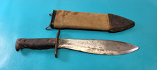 WWI U.S. Army Model 1917 C.T. Bolo Knife PLUMB St. Louis + Scabbard TR1772 picture