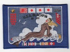 USS Blackfin SS 322 - WWII Submarine Battleflag - BCP Cat No c5189 picture