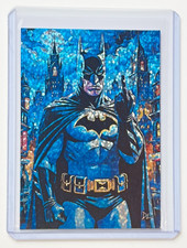 Batman Limited Edition Artist Signed “Flying The Bird” Refractor Card 1/1 picture