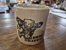 Vintage Stoneware Beef Dripping jar, Farmhouse kitchen crock - picture