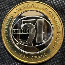 ⭐️MGM GRAND STUDIO 54 HOTEL CASINO Limited Edition 999% .6 Oz Pure Silver Strke picture