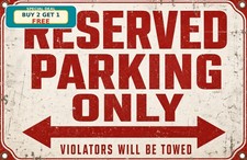 Audi Parking Only Vintage Metal Plaque Retro Garage Man Cave Tin Sign picture