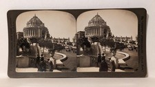 c036, HC White Stereoview, #8477, Louisiana Purchase Expo, Festival Hall 1904 picture