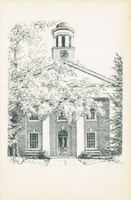 Postcard NC: Old Courthouse, Hillsborough, North Carolina picture