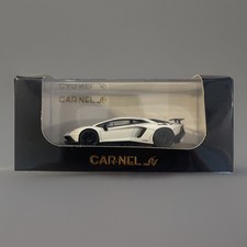 Car-Nel 1:64 Lamborghini Aventador SV White Pearl Diecast Model Limited picture