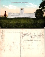 Valley Forge PA Massachusetts Monument Postcard 61576 picture