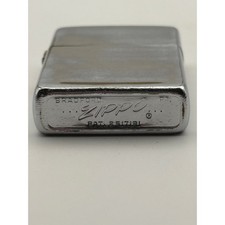 1960 Zippo Regular Chrome Windproof Lighter Vintage Collectible Made in USA picture