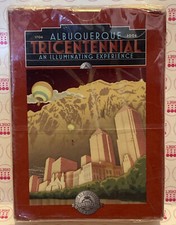VTG ALBUQUERQUE TRICENTENNIAL AN ILLUMINATING EXPERIENCE TRIVIA CARDS SEALED picture