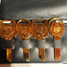 Cadillac Gold Keys Uncut Vintage  Rare Collectable Get It Quick They Won't Last picture