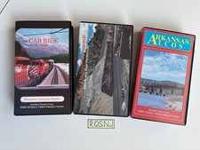 Lot of 3 Greg Scholl Railroad VHS CP Rail, Soldier Summit, Alcos Tested/Rewound picture