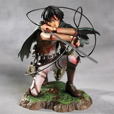 Action Figure Levi Ackerman Attack On Titan Anime Battle Ver Figure Statue Doll picture