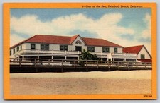 Rehoboth Beach Delaware Linen Postcard Star Of The Sea picture