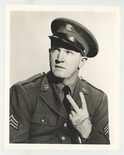 Joe Sawyer 1939 Signed 8x10 Canadian Character Actor Westerns Photo Portrait  picture
