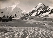 Nanda Kot showing shoulder from north side of Traills Pass 1926 Old Photo picture